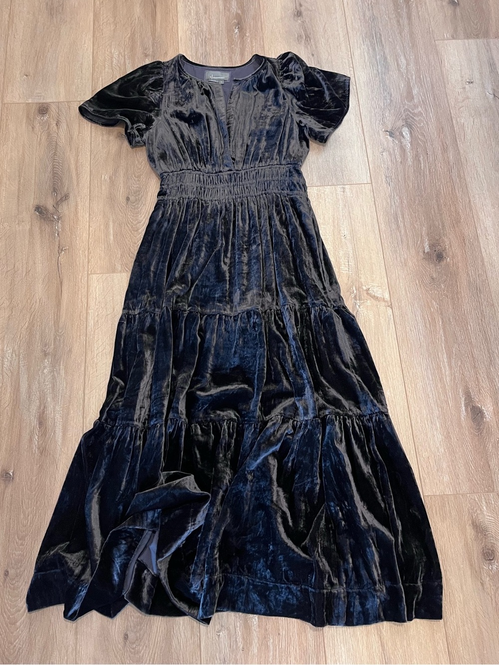 Anthropologie Somerset Maxi Dress Velvet Edition
